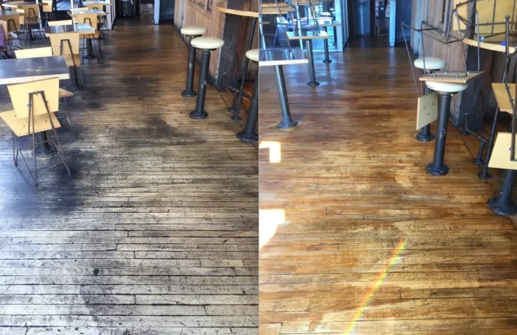 DR.FLOOR hardwood flooring project transformation