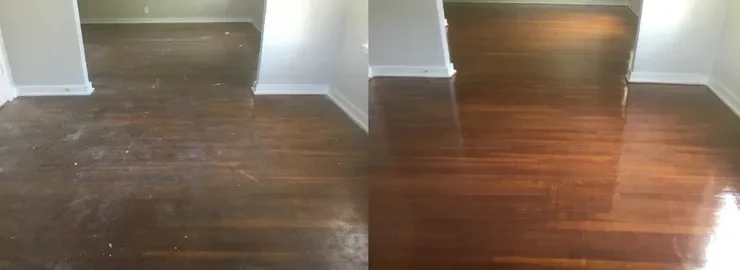 DR.FLOOR hardwood flooring project transformation