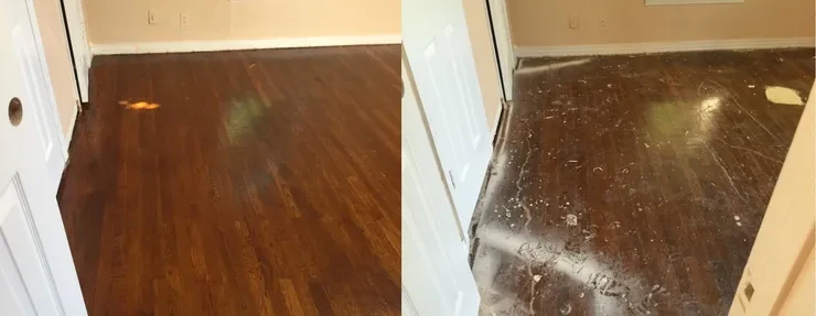 DR.FLOOR hardwood flooring project transformation