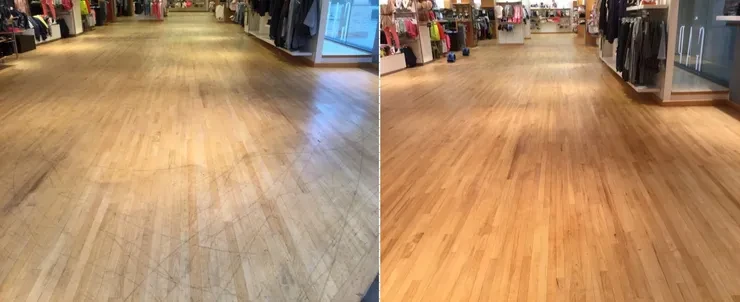 DR.FLOOR hardwood flooring project transformation