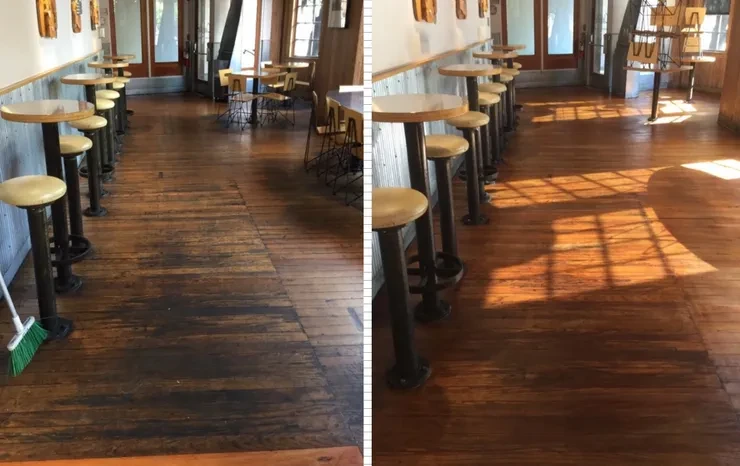 DR.FLOOR hardwood flooring project transformation