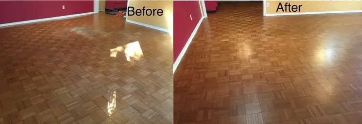 DR.FLOOR hardwood flooring project transformation