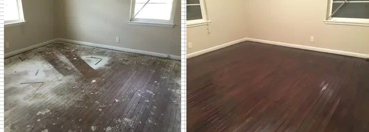 DR.FLOOR hardwood flooring project transformation