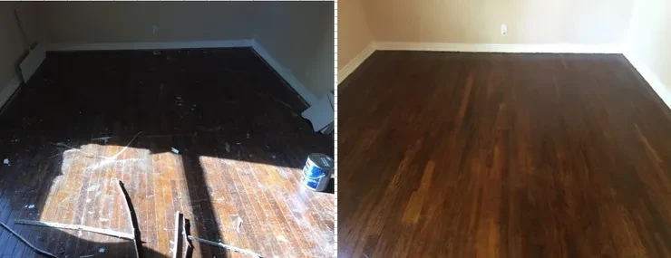 DR.FLOOR hardwood flooring project transformation