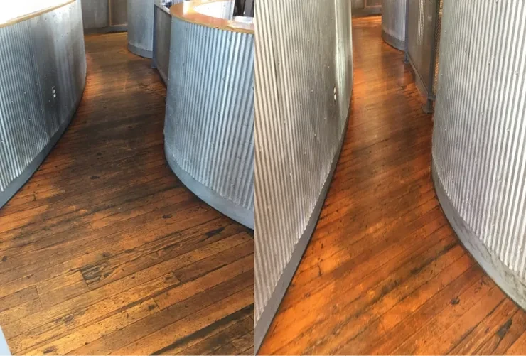 DR.FLOOR hardwood flooring project transformation